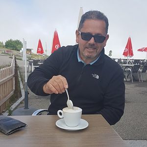 Coffee at the Col du Grand Ballon